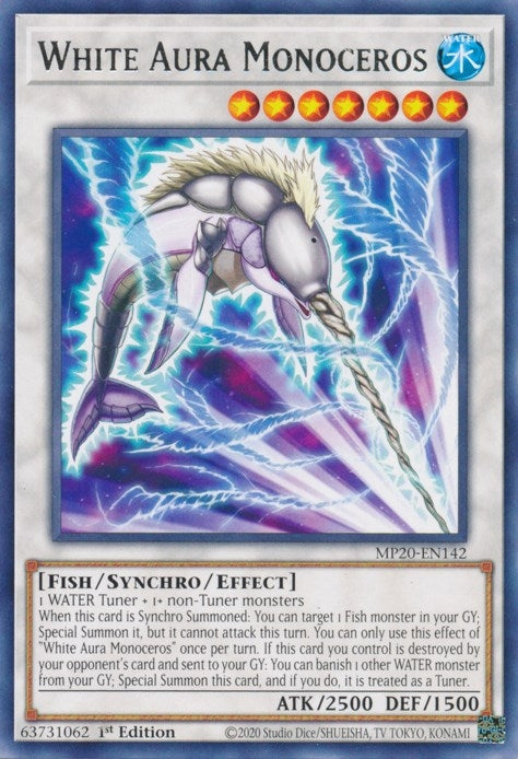 Image for White Aura Monoceros (MP20-EN142) (MP20) - YuGiOh