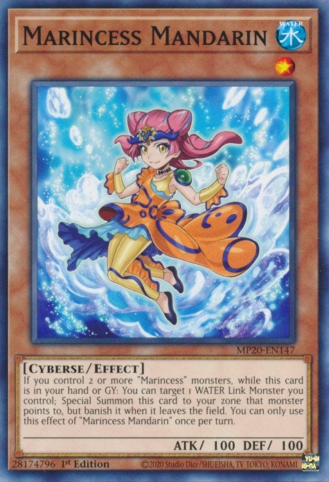 Image for Marincess Mandarin (MP20-EN147) (MP20) - YuGiOh