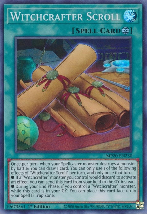 Image for Witchcrafter Scroll (MP20-EN230) (MP20) - YuGiOh