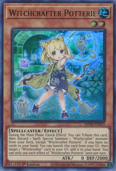 Image for Witchcrafter Potterie (MP20-EN219) (MP20) - YuGiOh