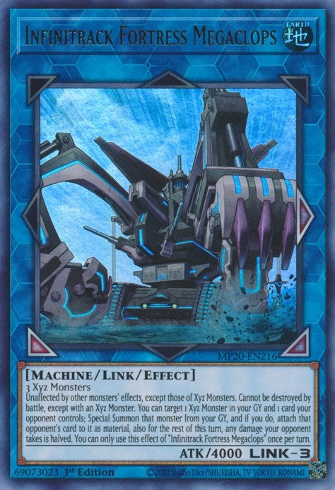 Image for Infinitrack Fortress Megaclops (MP20-EN216) (MP20) - YuGiOh