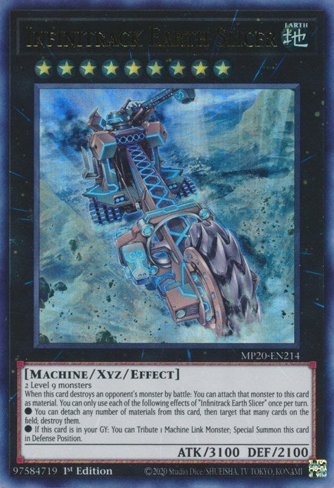 Image for Infinitrack Earth Slicer (MP20-EN214) (MP20) - YuGiOh