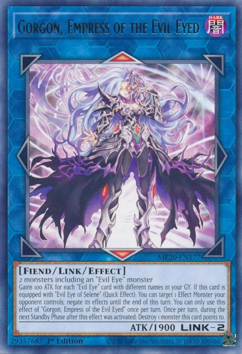 Image for Gorgon, Empress of the Evil Eyed (MP20-EN177) (MP20) - YuGiOh