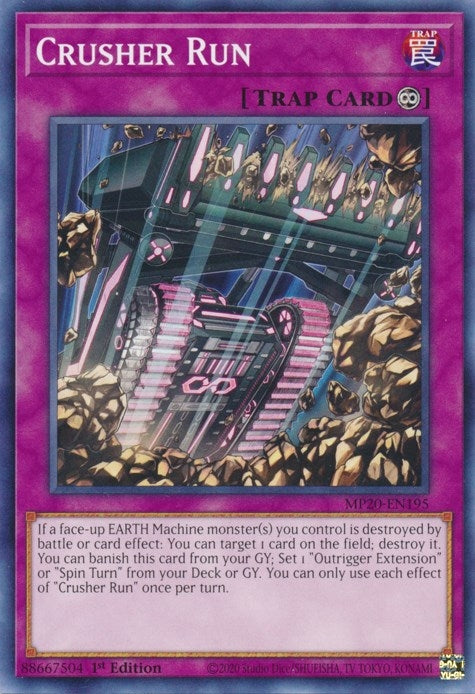 Image for Crusher Run (MP20-EN195) (MP20) - YuGiOh