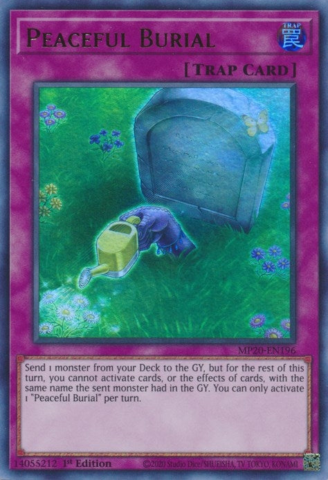 Image for Peaceful Burial (MP20-EN196) (MP20) - YuGiOh