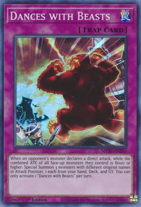 Image for Dances with Beasts (MP20-EN203) (MP20) - YuGiOh