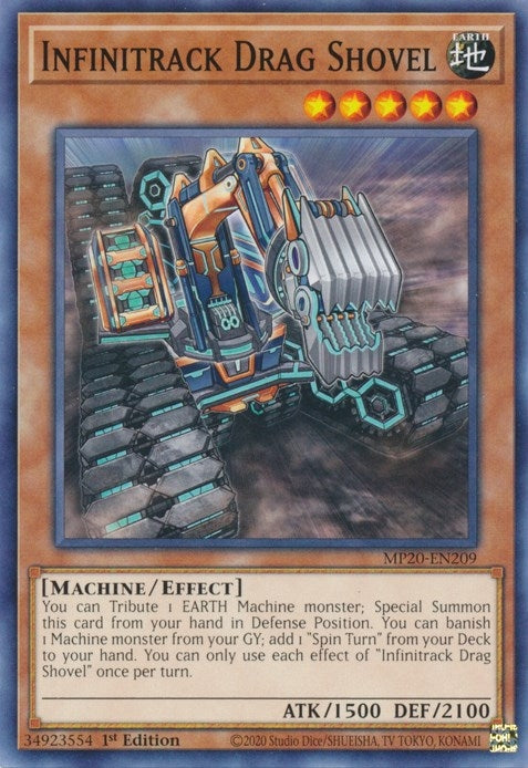 Image for Infinitrack Drag Shovel (MP20-EN209) (MP20) - YuGiOh
