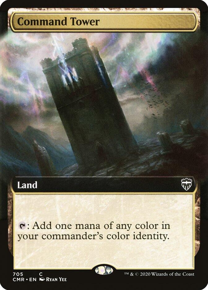 Image for Command Tower (Extended Art) (705) (Commander Legends) - Magic: The Gathering