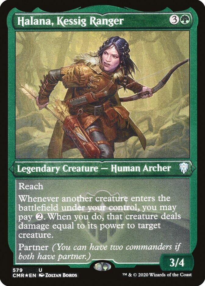 Image for Halana, Kessig Ranger (Foil Etched) (579) (Commander Legends) - Magic: The Gathering