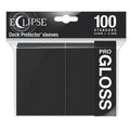 Image for PRO-Gloss Eclipse Standard Deck Protector Sleeves - Jet Black (100-Pack) - Card Sleeves