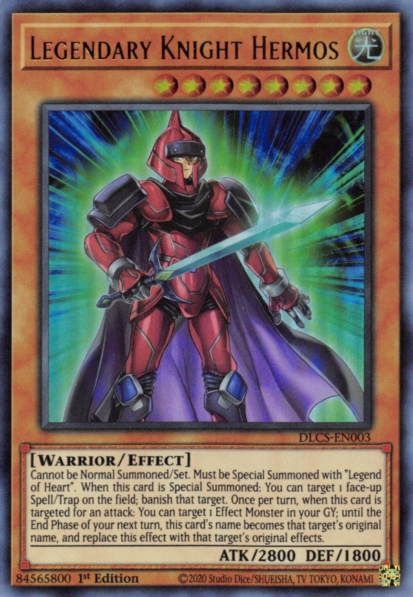 Image for Legendary Knight Hermos (DLCS-EN003) (DLCS) - YuGiOh