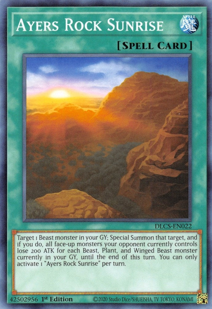 Image for Ayers Rock Sunrise (DLCS-EN022) (DLCS) - YuGiOh