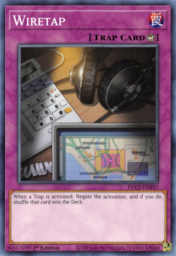 Image for Wiretap (DLCS-EN037) (DLCS) - YuGiOh