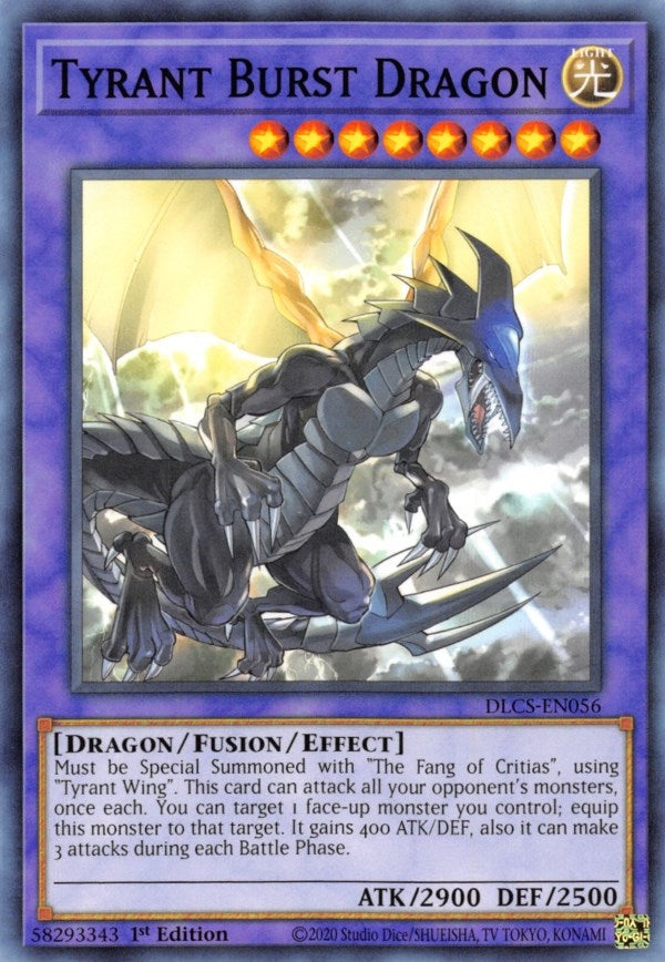 Image for Tyrant Burst Dragon (DLCS-EN056) (DLCS) - YuGiOh