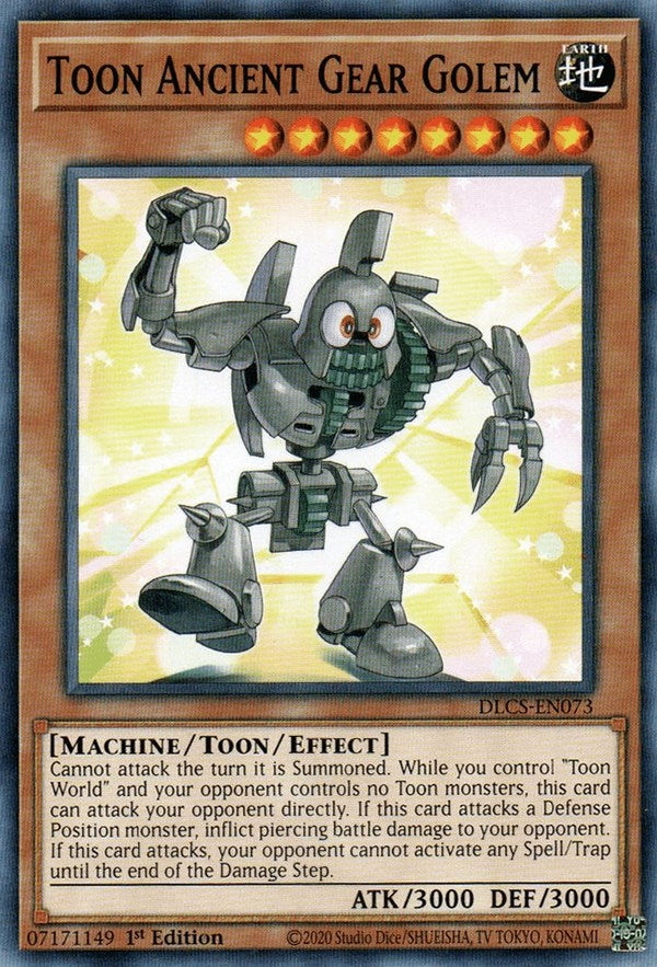 Image for Toon Ancient Gear Golem (DLCS-EN073) (DLCS) - YuGiOh