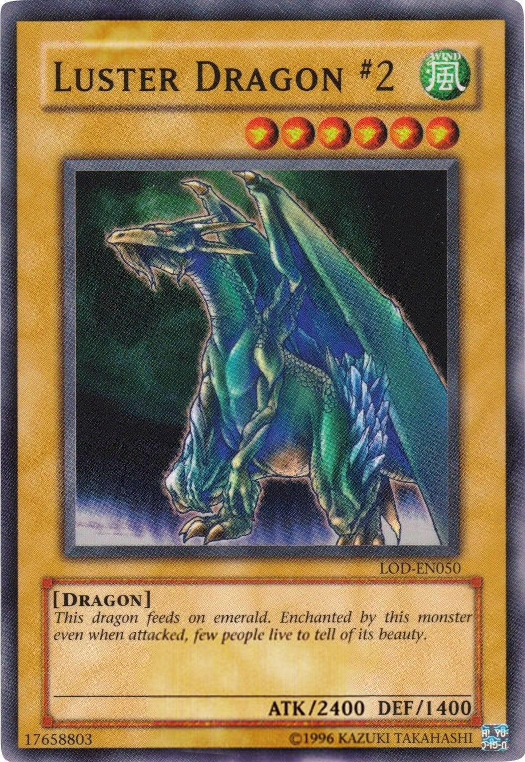 Image for Luster Dragon #2 (LOD-050) (LOD) - YuGiOh