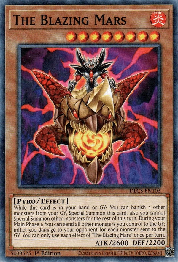 Image for The Blazing Mars (DLCS-EN103) (DLCS) - YuGiOh