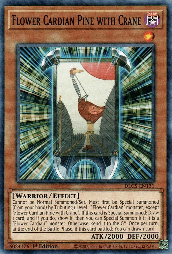 Image for Flower Cardian Pine with Crane (DLCS-EN131) (DLCS) - YuGiOh