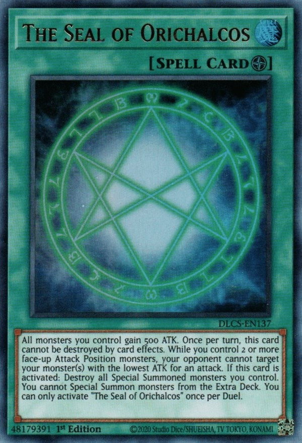 Image for The Seal of Orichalcos (DLCS-EN137) (DLCS) - YuGiOh