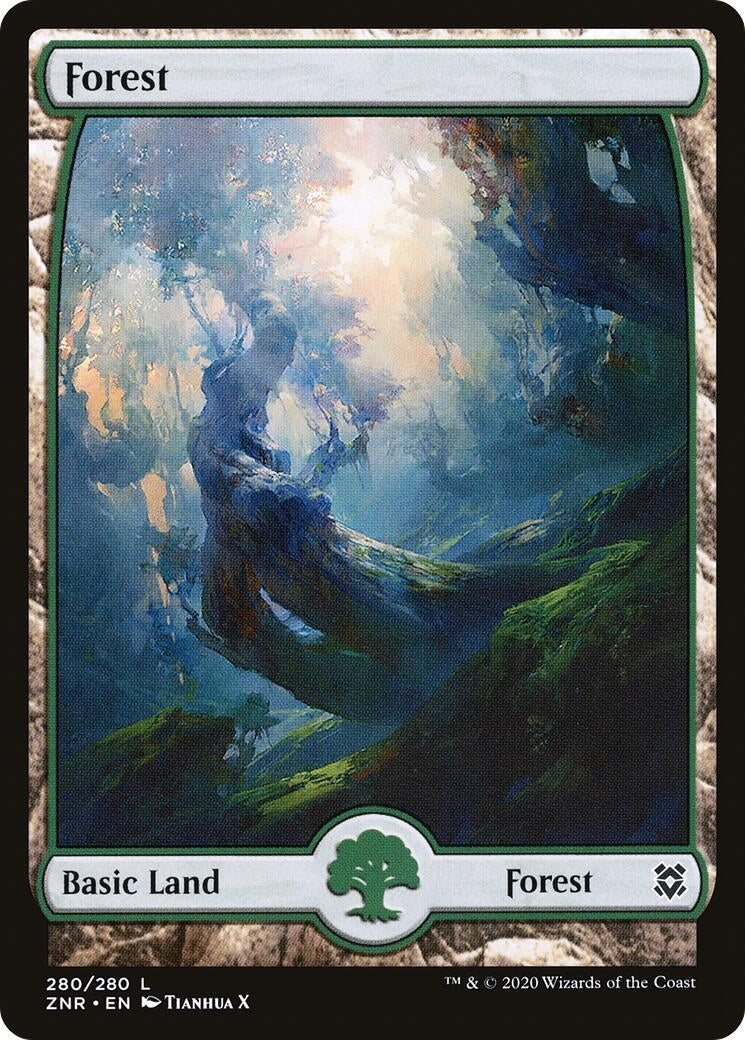 Image for Forest (280) - Full Art (280) (Zendikar Rising) - Magic: The Gathering