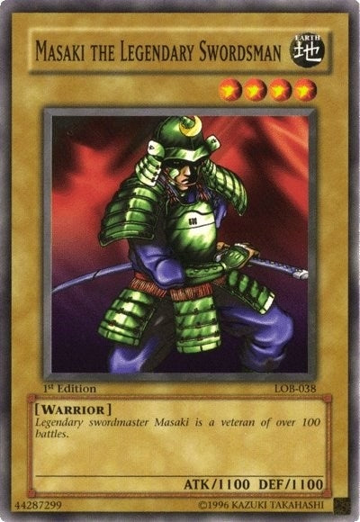Image for Masaki the Legendary Swordsman (LOB-038) (LOB) - YuGiOh