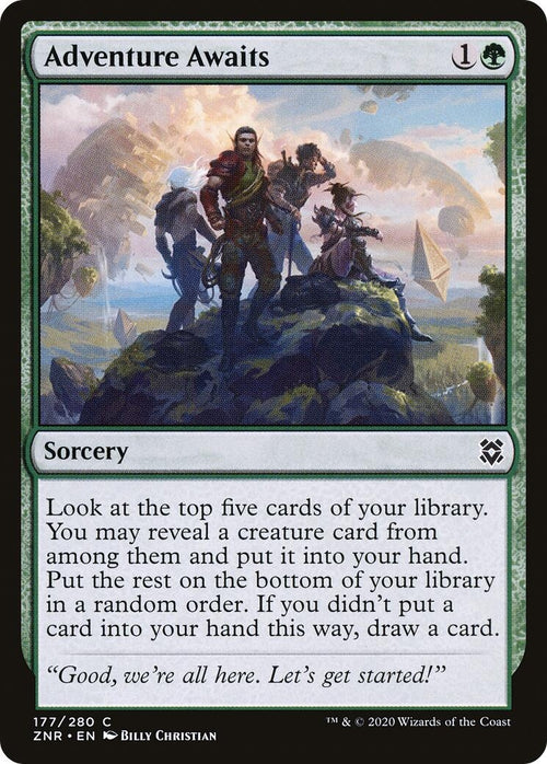 Image for Adventure Awaits (177) (Zendikar Rising) - Magic: The Gathering