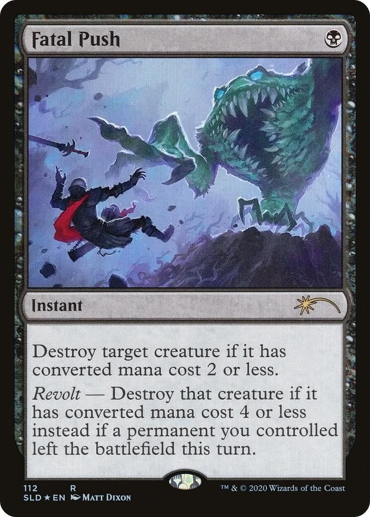 Image for Fatal Push (112) (112) (Secret Lair Drop Series) - Magic: The Gathering