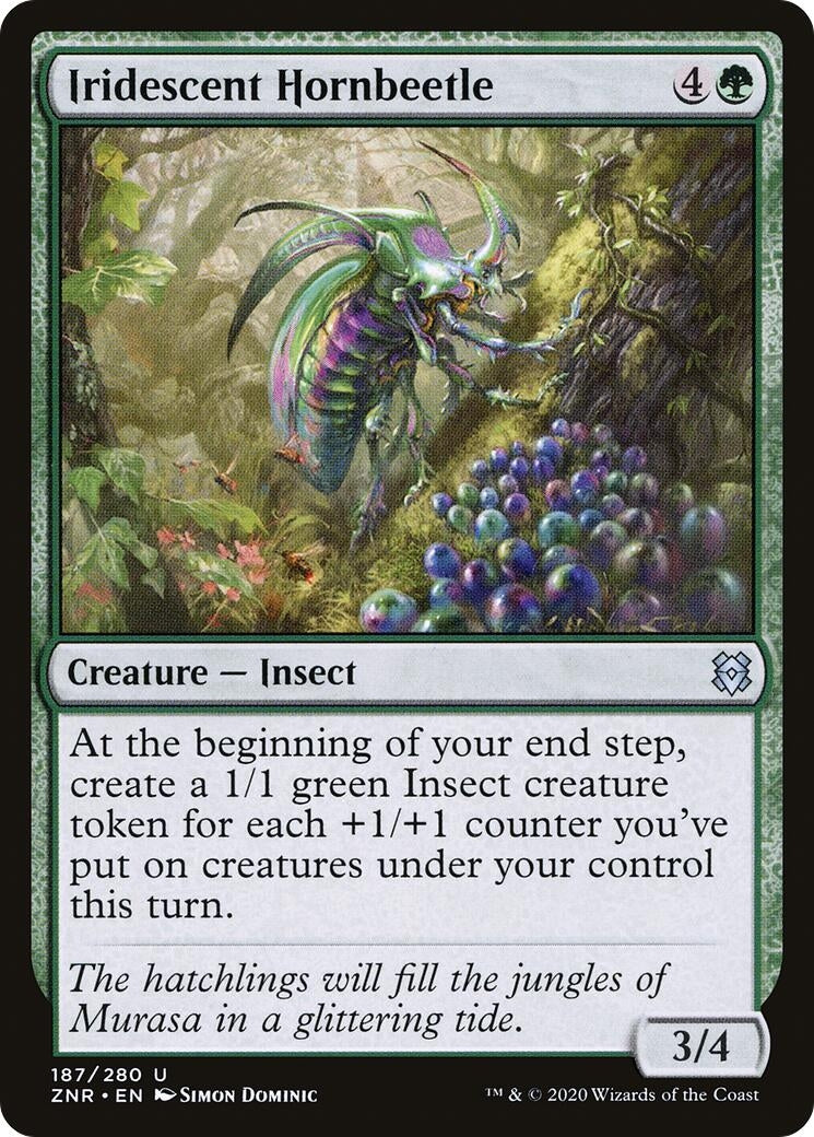 Image for Iridescent Hornbeetle (187) (Zendikar Rising) - Magic: The Gathering