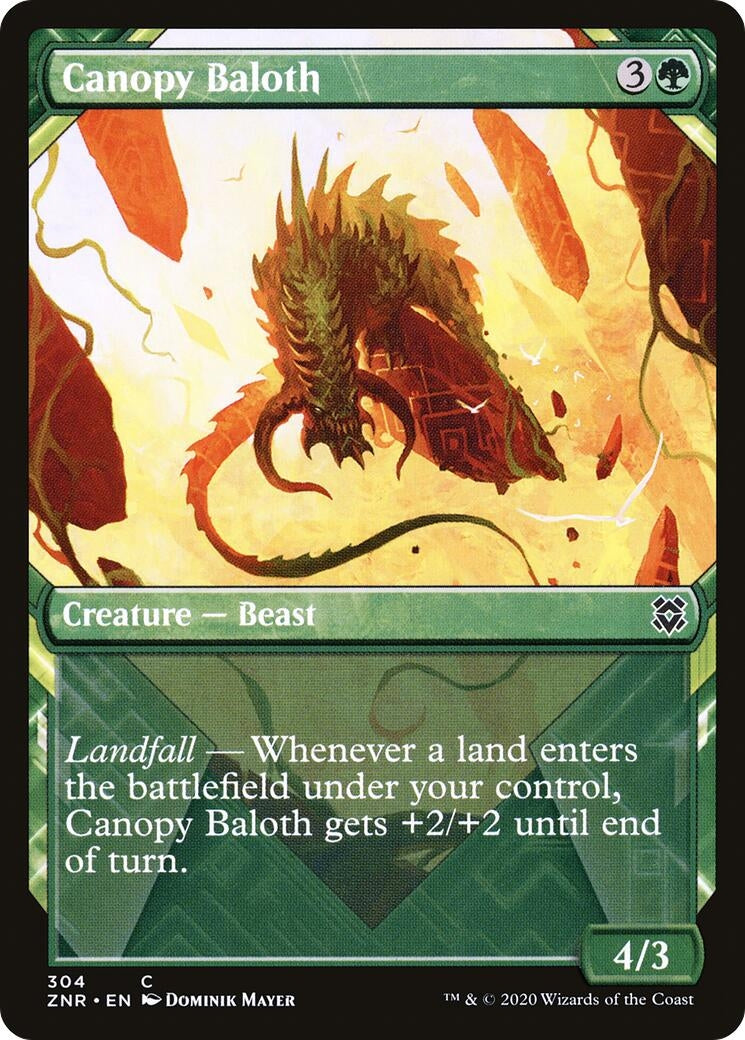 Image for Canopy Baloth (Showcase) (304) (Zendikar Rising) - Magic: The Gathering