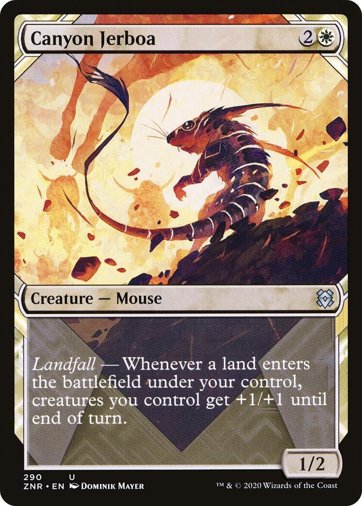 Image for Canyon Jerboa (Showcase) (290) (Zendikar Rising) - Magic: The Gathering