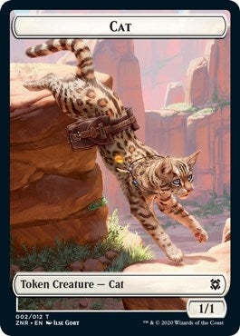 Image for Cat Token (2) (Zendikar Rising) - Magic: The Gathering
