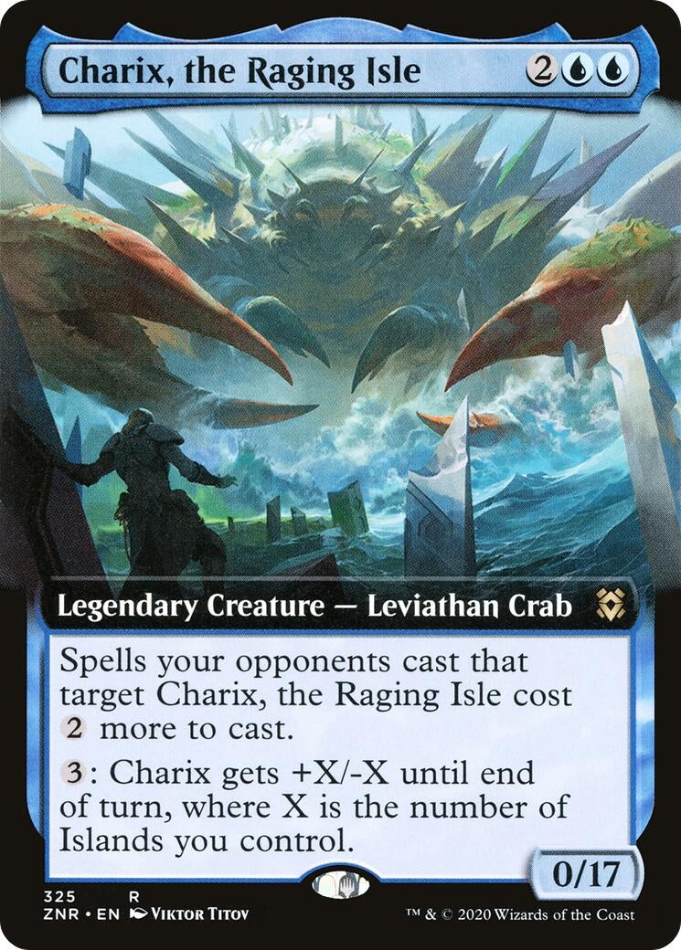 Image for Charix, the Raging Isle (Extended Art) (325) (Zendikar Rising) - Magic: The Gathering