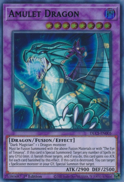 Image for Amulet Dragon (Green) (DLCS-EN005) (DLCS) - YuGiOh