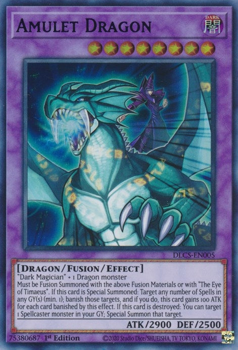 Image for Amulet Dragon (Purple) (DLCS-EN005) (DLCS) - YuGiOh