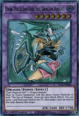 Image for Dark Magician Girl the Dragon Knight (Alternate Art) (DLCS-EN006) (DLCS) - YuGiOh