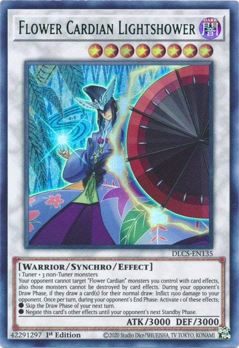 Image for Flower Cardian Lightshower (Green) (DLCS-EN135) (DLCS) - YuGiOh