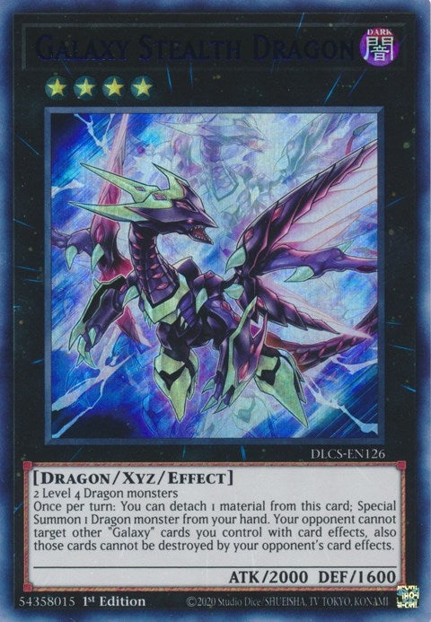 Image for Galaxy Stealth Dragon (Blue) (DLCS-EN126) (DLCS) - YuGiOh