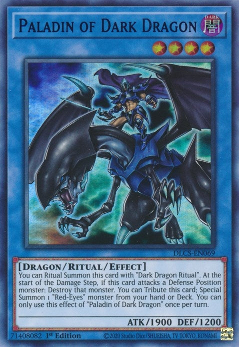 Image for Paladin of Dark Dragon (Blue) (DLCS-EN069) (DLCS) - YuGiOh