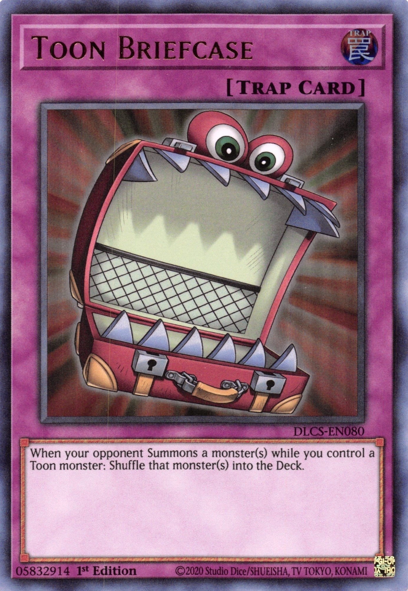 Image for Toon Briefcase (Purple) (DLCS-EN080) (DLCS) - YuGiOh