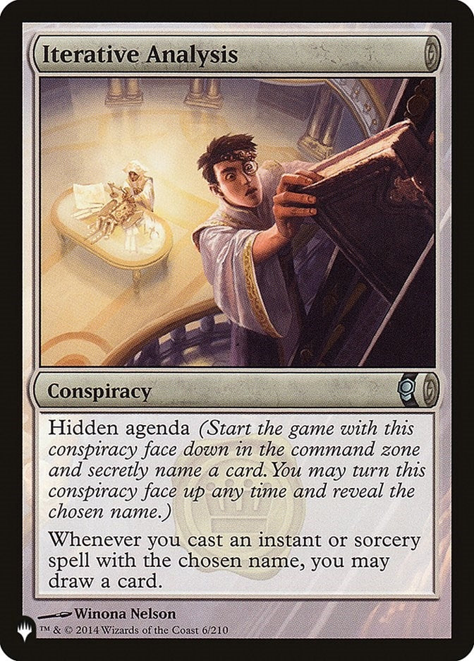 Image for Iterative Analysis (6/210) (The List Reprints) - Magic: The Gathering