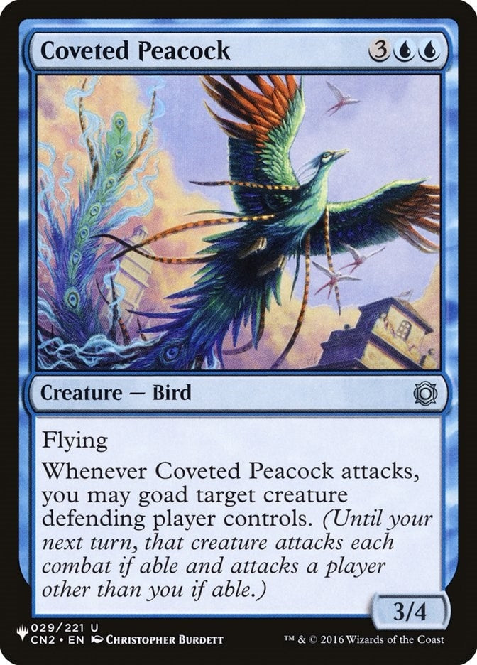 Image for Coveted Peacock (029/221) (The List Reprints) - Magic: The Gathering