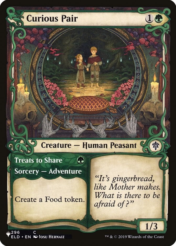 Image for Curious Pair (Showcase) (296/269) (The List Reprints) - Magic: The Gathering