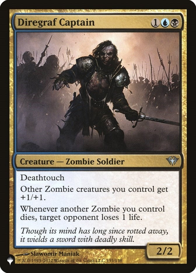 Image for Diregraf Captain (135/158) (The List Reprints) - Magic: The Gathering
