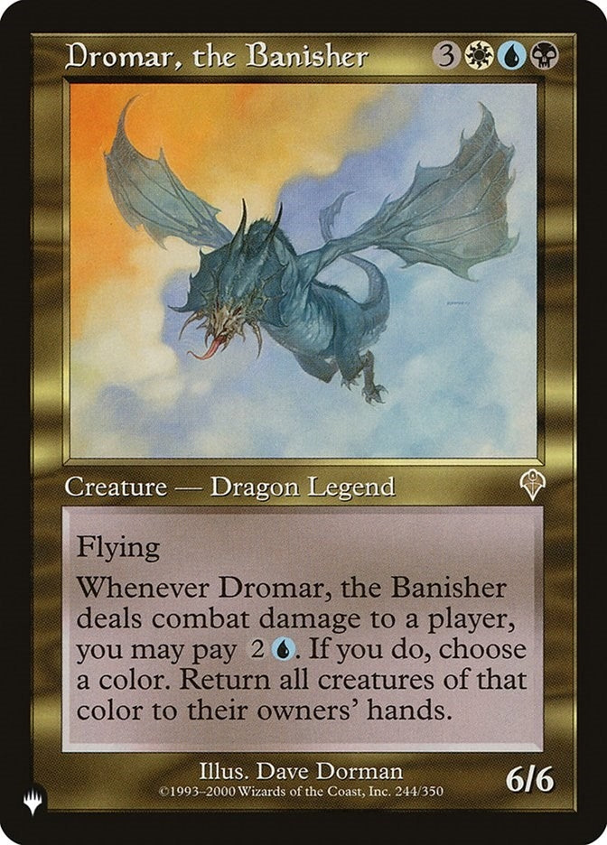 Image for Dromar, the Banisher (244/350) (The List Reprints) - Magic: The Gathering