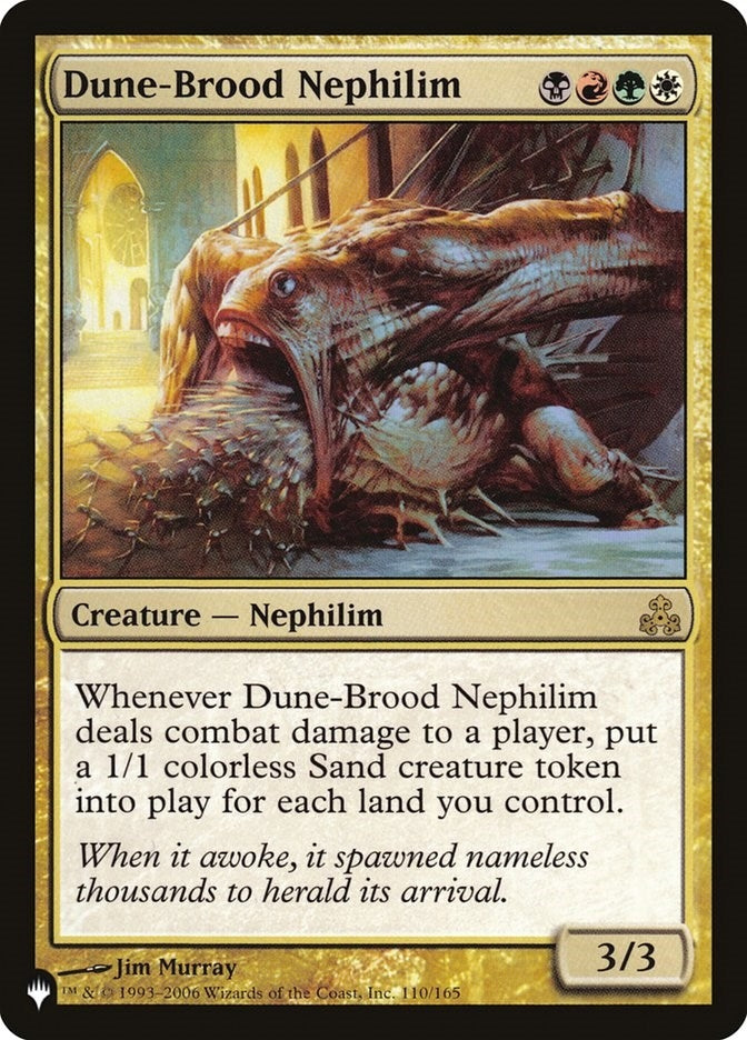 Image for Dune-Brood Nephilim (110/165) (The List Reprints) - Magic: The Gathering