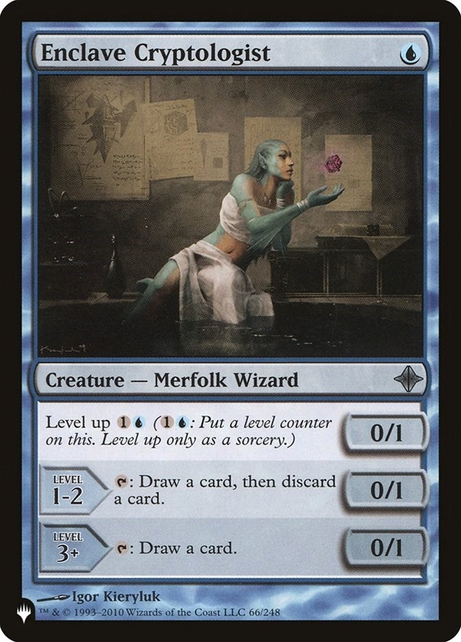 Image for Enclave Cryptologist (66/248) (The List Reprints) - Magic: The Gathering