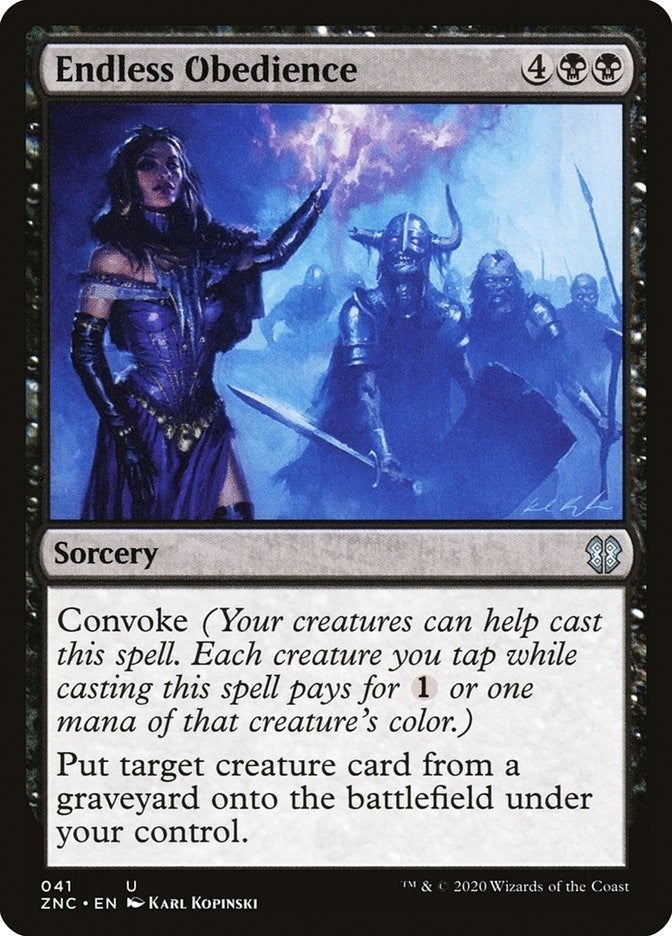 Image for Endless Obedience (41) (Zendikar Rising) - Magic: The Gathering