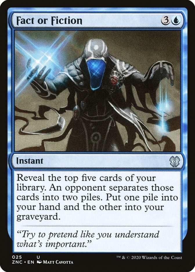 Image for Fact or Fiction (25) (Zendikar Rising) - Magic: The Gathering