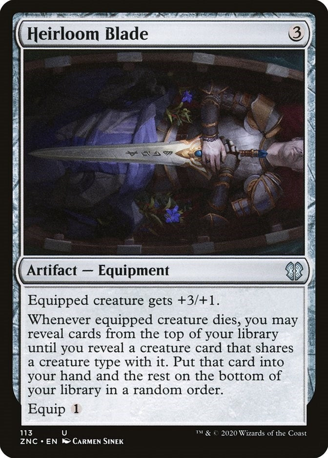 Image for Heirloom Blade (113) (Zendikar Rising) - Magic: The Gathering