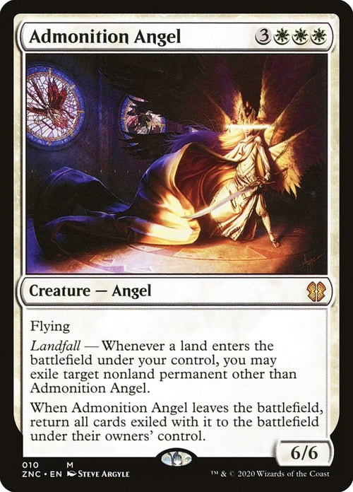 Image for Admonition Angel (10) (Zendikar Rising) - Magic: The Gathering